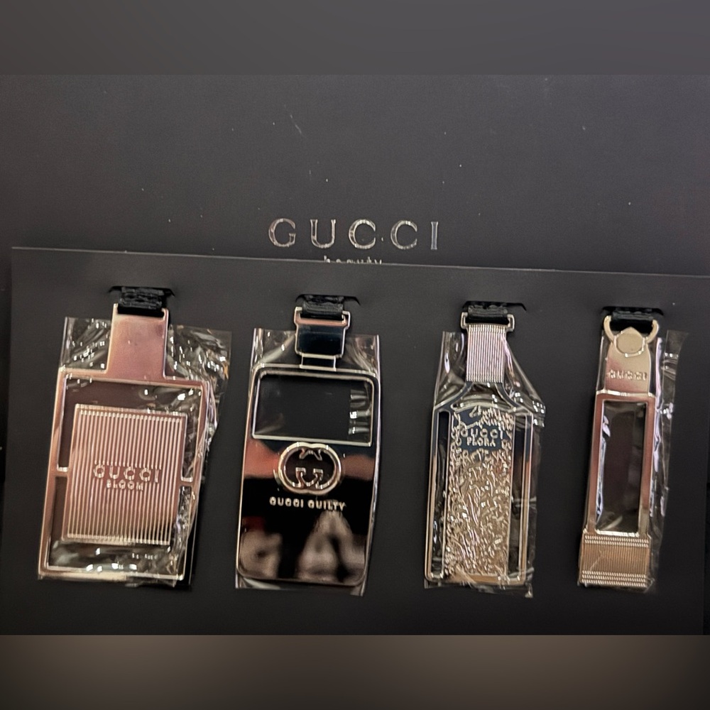 Gucci Bag Charms/ Luggage Tags, or Bookmarks NEW